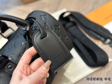 Louis Vuitton x Nigo Keepall XS Monogram Pillow Bag Black view 6