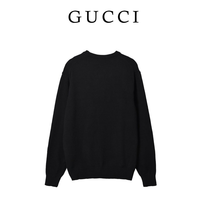 Gucci Script Logo Black Sweatshirt view