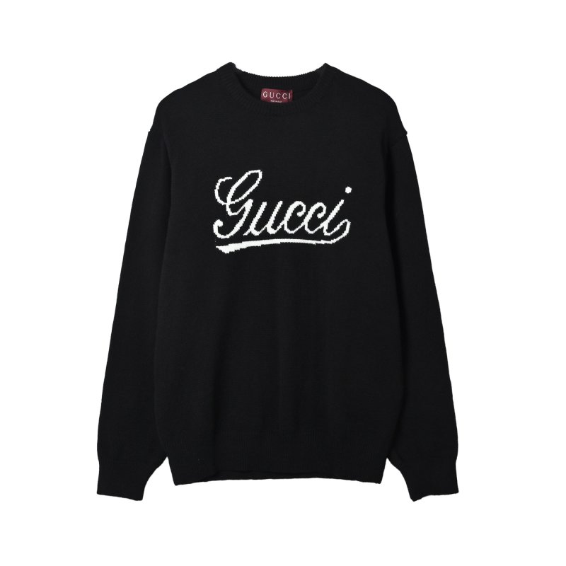 Gucci Script Logo Black Sweatshirt view