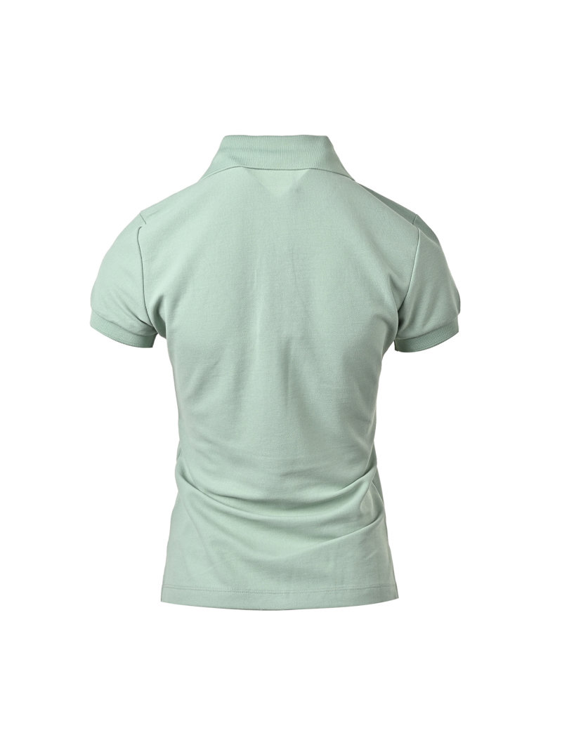 Ralph Lauren Women's Sage Green Short Sleeve Polo Shirt view