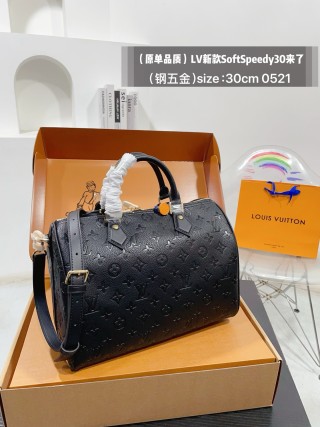Louis Vuitton Soft Speedy 30 Monogram Black view 7