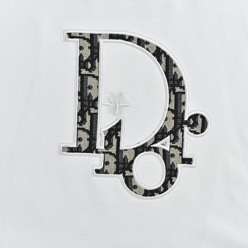 Dior CD Logo White Short-Sleeve T-Shirt view