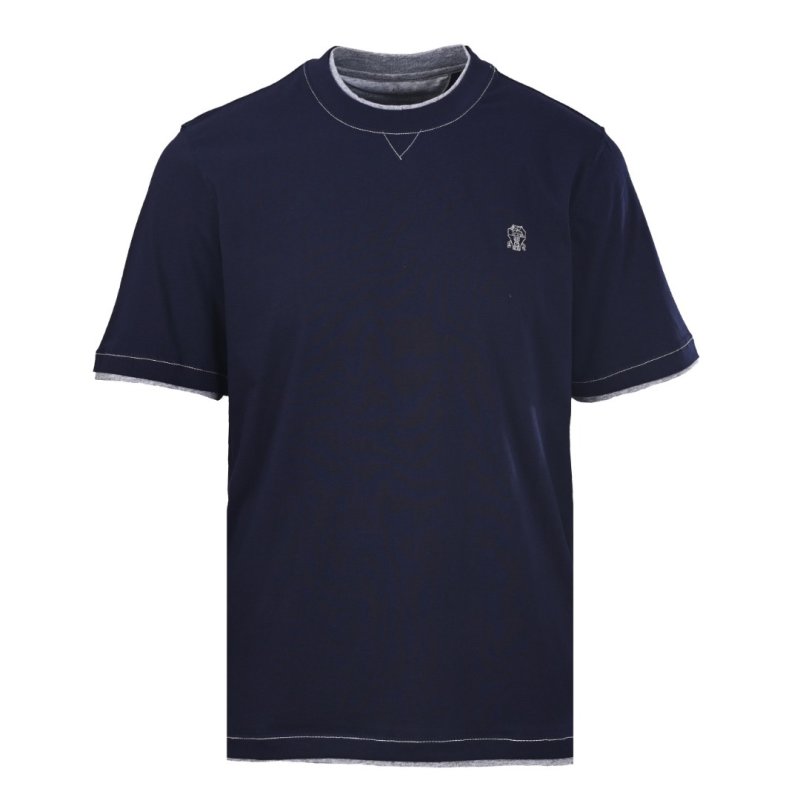 Essentials Navy Blue Short Sleeve T-Shirt view