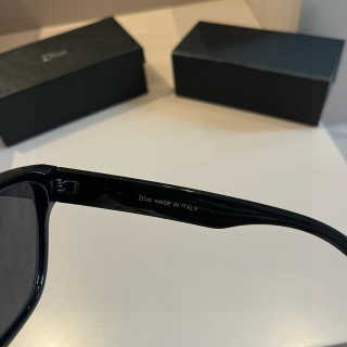 Dior Black Square Sunglasses with CD Monogram Lenses view 7