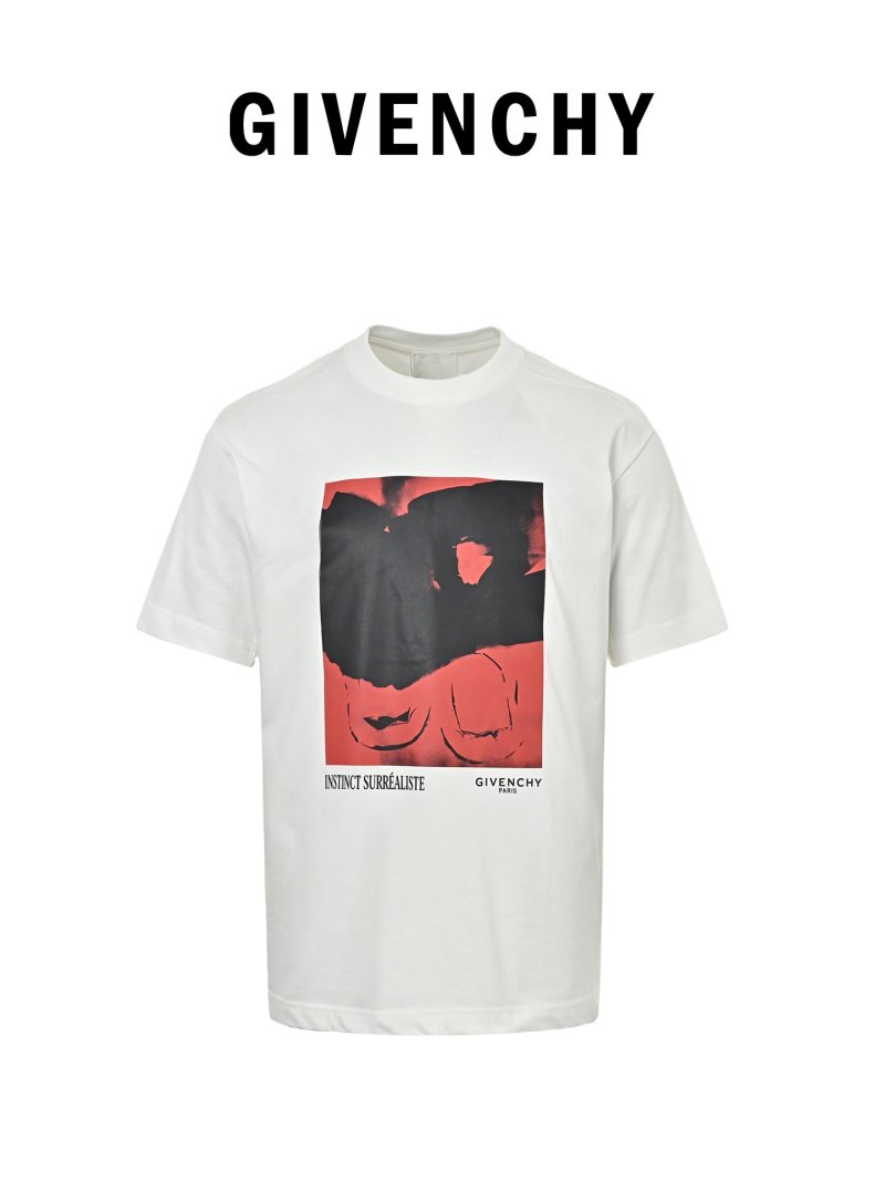 Givenchy Instinct Surrealiste White T-Shirt view