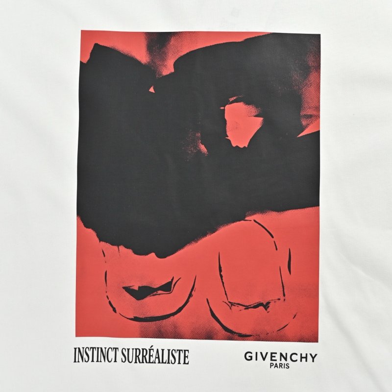 Givenchy Instinct Surrealiste White T-Shirt view