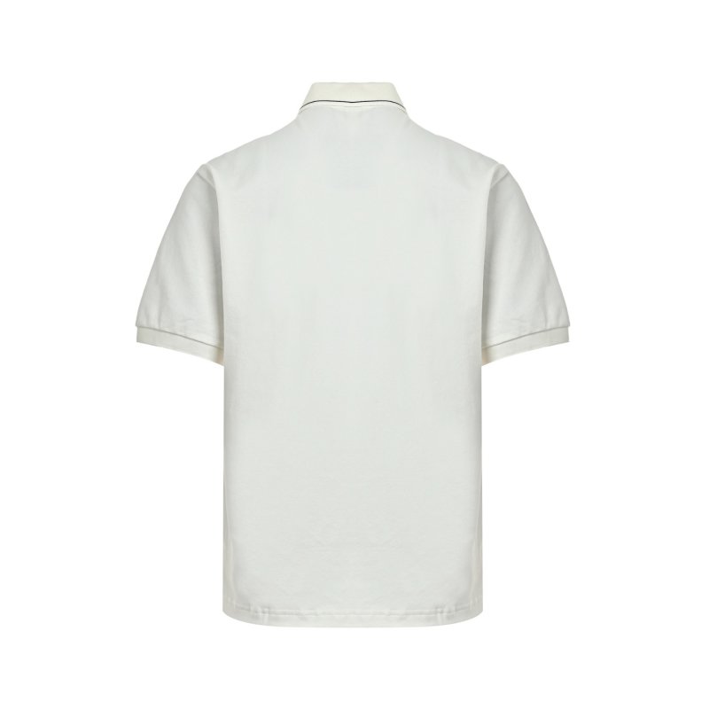 Prada White Short-Sleeve Polo Shirt view