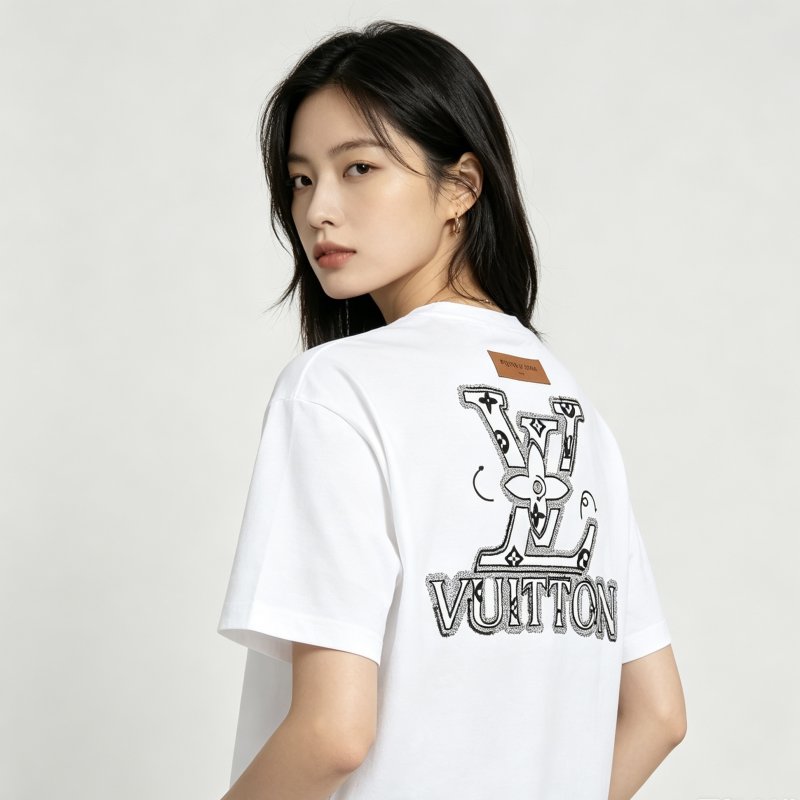 Louis Vuitton LV Logo White T-Shirt view