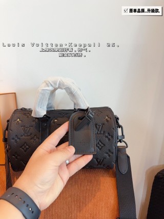 Louis Vuitton x Nigo Keepall 25 Monogram Canvas Duffel Bag Black view 2