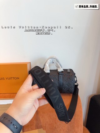 Louis Vuitton x Nigo Keepall 25 Monogram Canvas Duffel Bag Black view 5