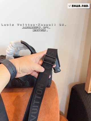 Louis Vuitton x Nigo Keepall 25 Monogram Canvas Duffel Bag Black view 8