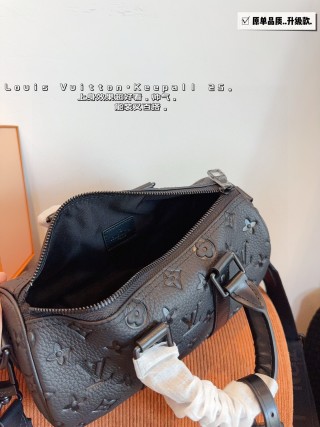 Louis Vuitton x Nigo Keepall 25 Monogram Canvas Duffel Bag Black view 9