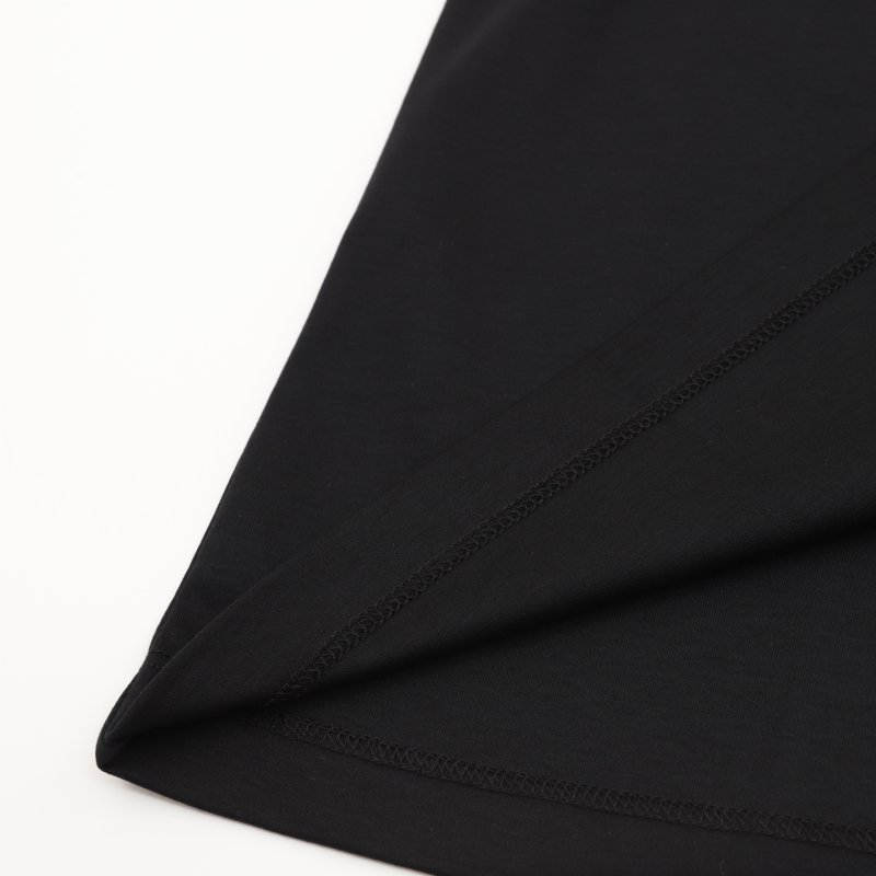 Zegna Black T-Shirt with Red Logo view