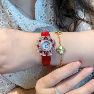 Bulgari Divas' Dream Rose Gold Ruby Diamond Watch 33mm view 2