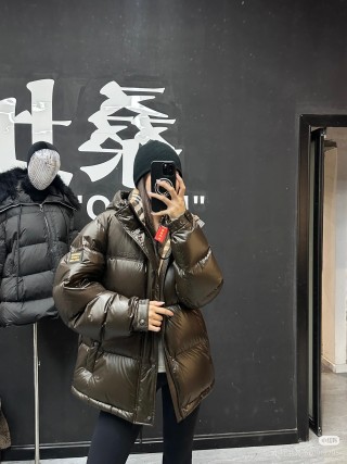 Chanel Brown Quilted Down Puffer Jacket view 6