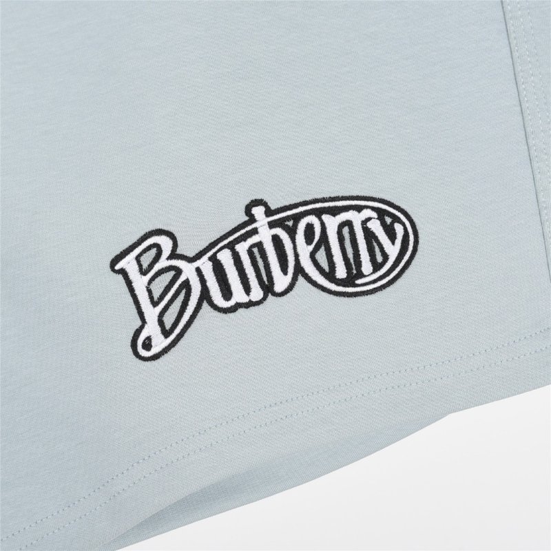 Burberry Light Blue Logo Shorts view