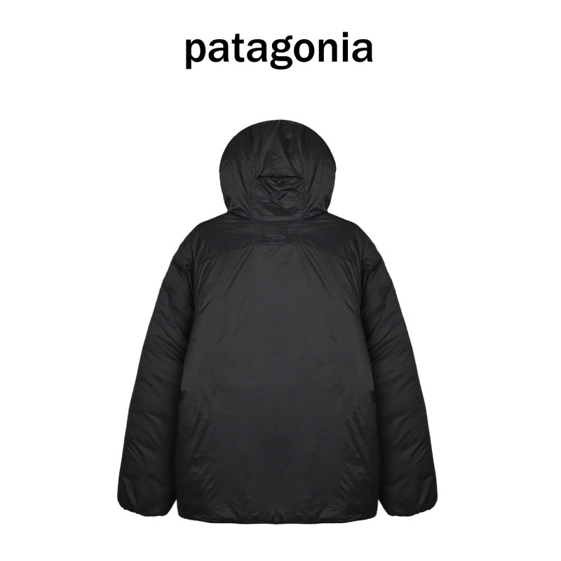 Patagonia Black Hooded Down Puffer Jacket view