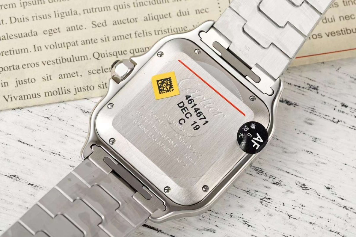 Cartier Santos Automatic Mechanical Silver Watch view