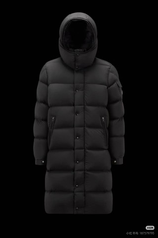 Moncler Black Long Puffer Down Jacket view 2