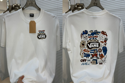 Vans Off The Wall '66 White Graphic T-Shirt view 1