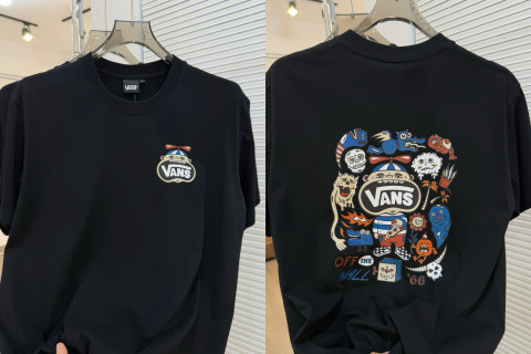 Vans Off The Wall '66 White Graphic T-Shirt view 2