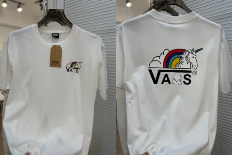 Vans Off The Wall '66 White Graphic T-Shirt view 3