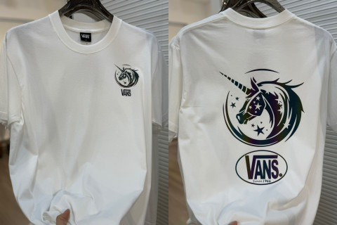 Vans Off The Wall '66 White Graphic T-Shirt view 5