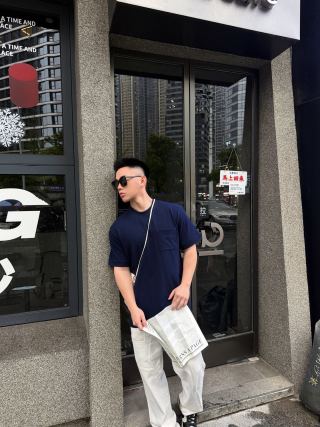 Gucci Horsebit Navy Short-Sleeve T-Shirt view 4