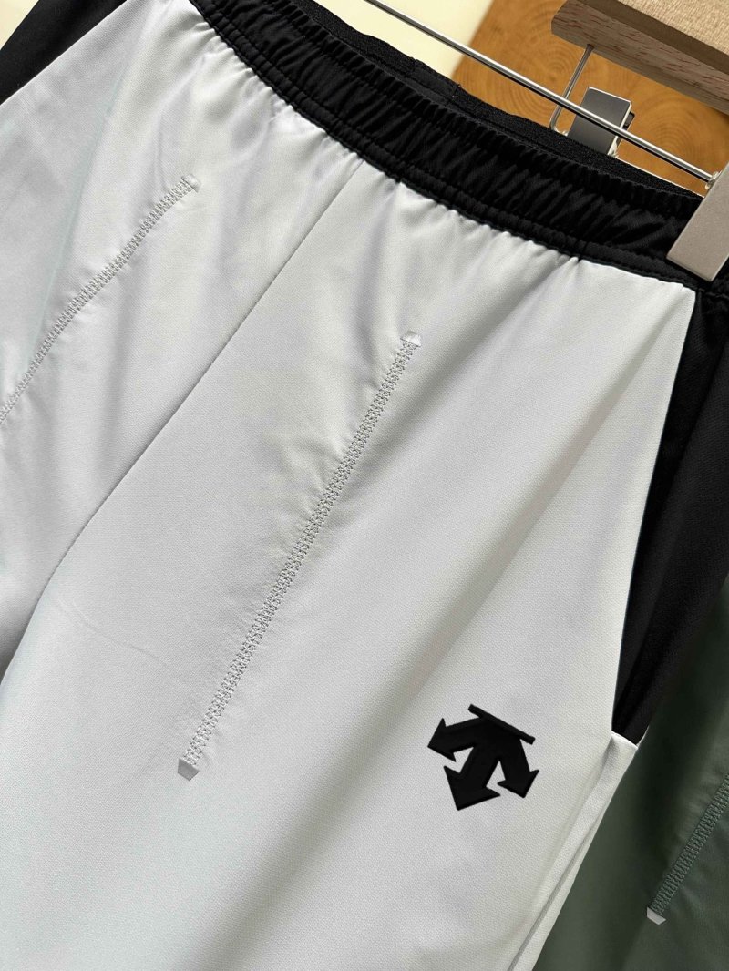 Descente Laser Perforated Woven Shorts - Khaki view