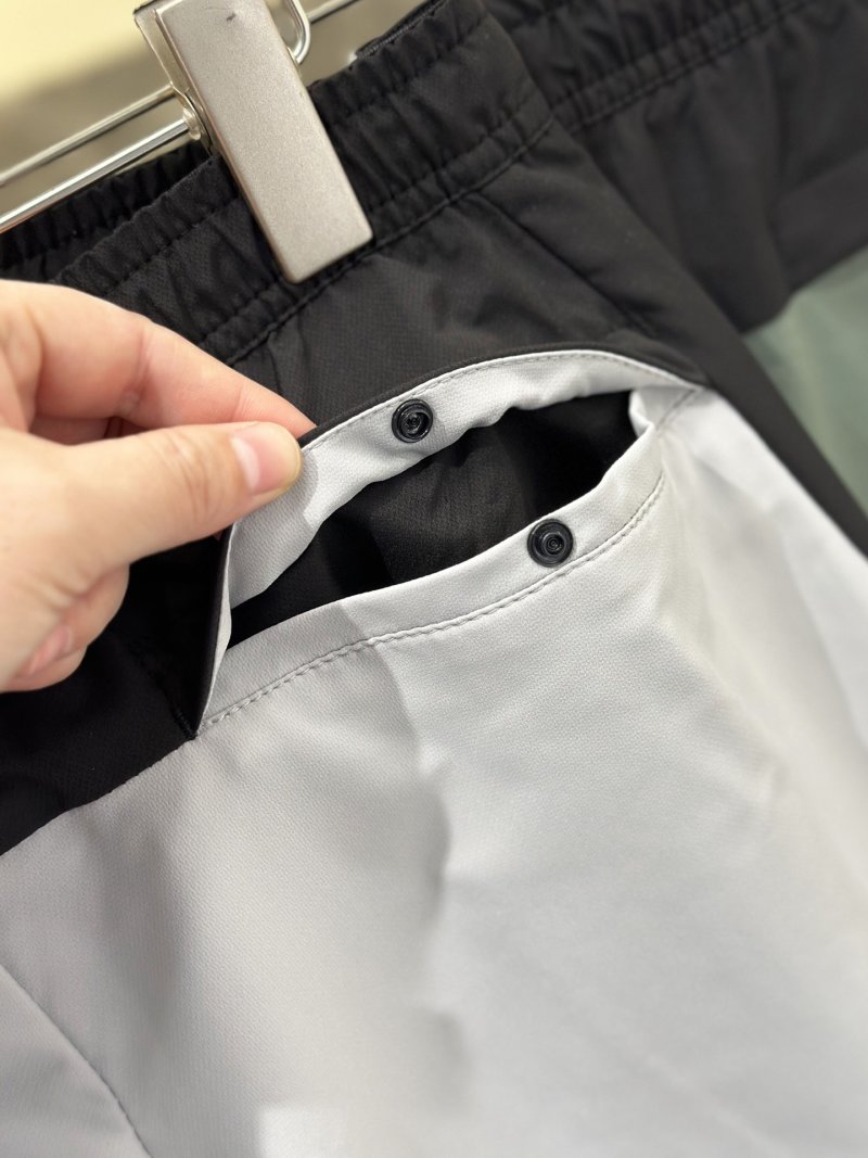Descente Laser Perforated Woven Shorts - Khaki view