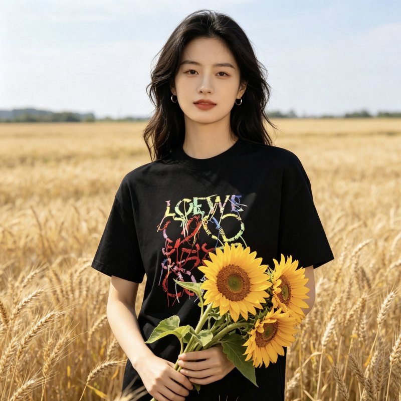 Loewe Graphic Logo Black T-Shirt view