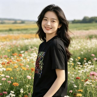 Loewe Graphic Logo Black T-Shirt view 5
