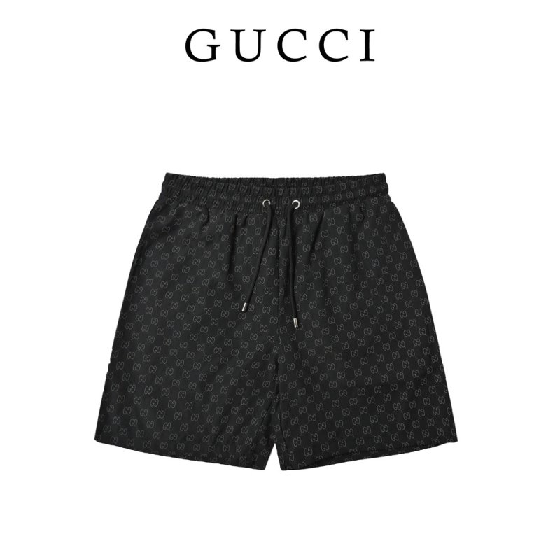 Gucci GG Monogram Black Shorts
