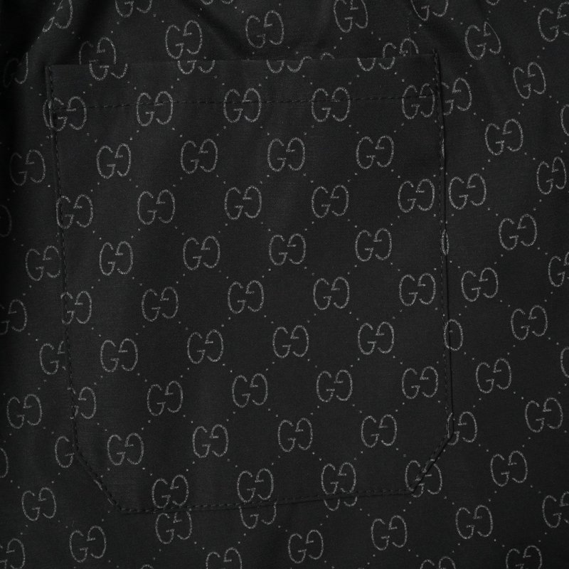 Gucci GG Monogram Black Shorts view