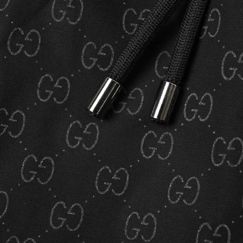 Gucci GG Monogram Black Shorts view
