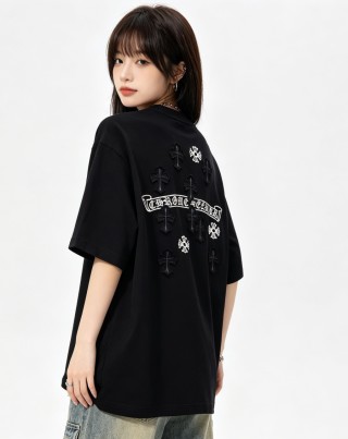 Chrome Hearts Black Cross Oversized T-Shirt view 1