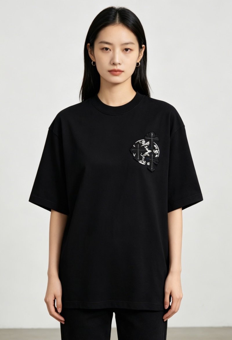 Chrome Hearts Black Cross Oversized T-Shirt view