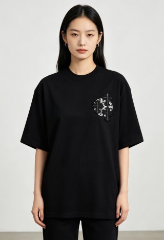 Chrome Hearts Black Cross Oversized T-Shirt view 2
