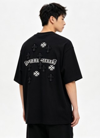 Chrome Hearts Black Cross Oversized T-Shirt view 3