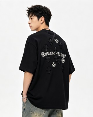 Chrome Hearts Black Cross Oversized T-Shirt view 4