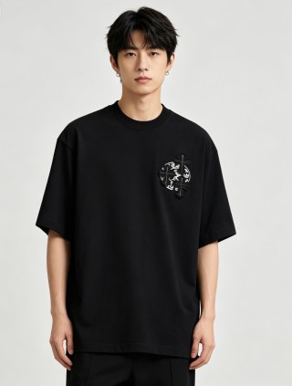 Chrome Hearts Black Cross Oversized T-Shirt view 5