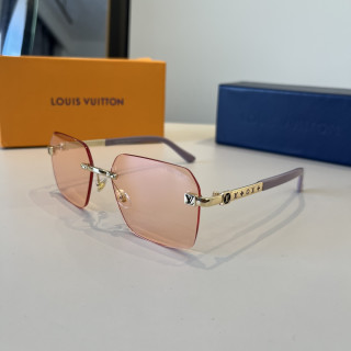 Louis Vuitton Square Frameless Sunglasses Pink view 3