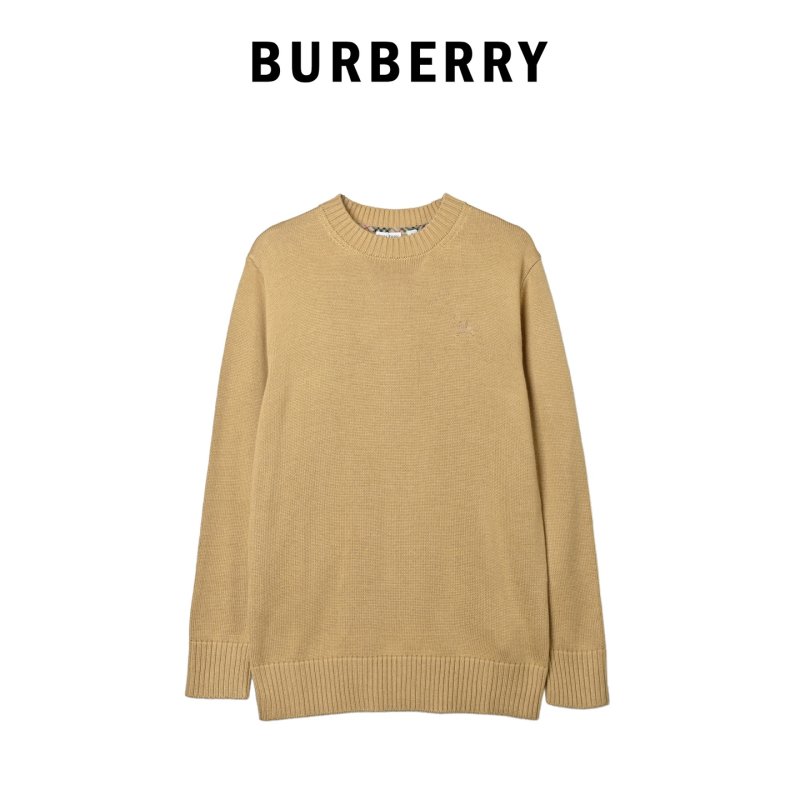 Burberry Beige Crew Neck Sweater view