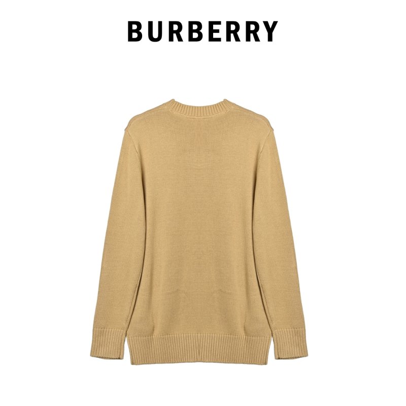 Burberry Beige Crew Neck Sweater view