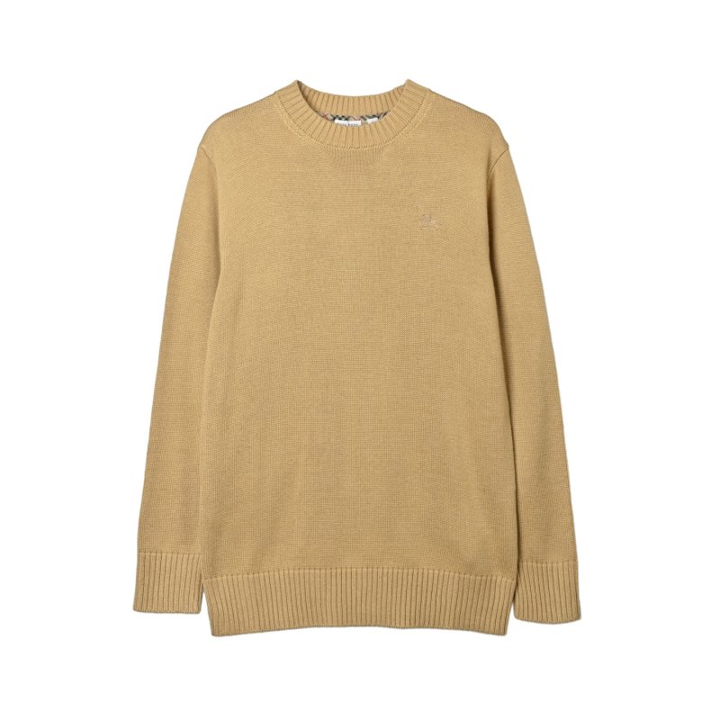 Burberry Beige Crew Neck Sweater view