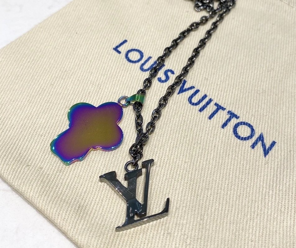 Louis Vuitton DJ Vivienne Cartoon Character Pendant Necklace view