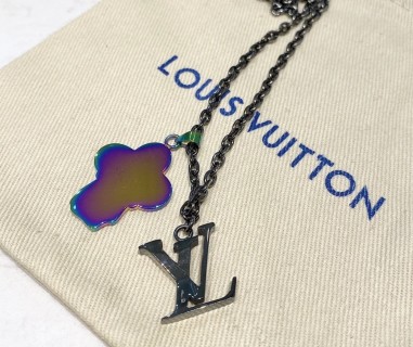 Louis Vuitton DJ Vivienne Cartoon Character Pendant Necklace view 8