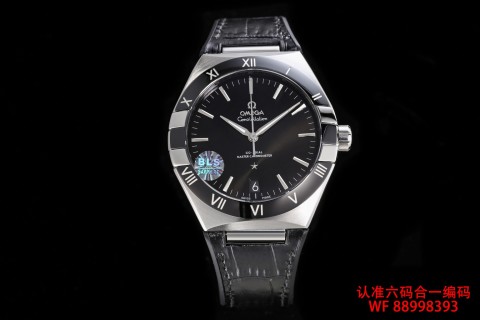 Omega Constellation 41MM Black Dial Ceramic Bezel Watch view 1