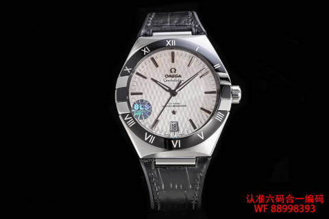 Omega Constellation 41MM Black Dial Ceramic Bezel Watch view 2