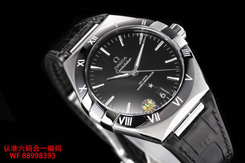 Omega Constellation 41MM Black Dial Ceramic Bezel Watch view 4